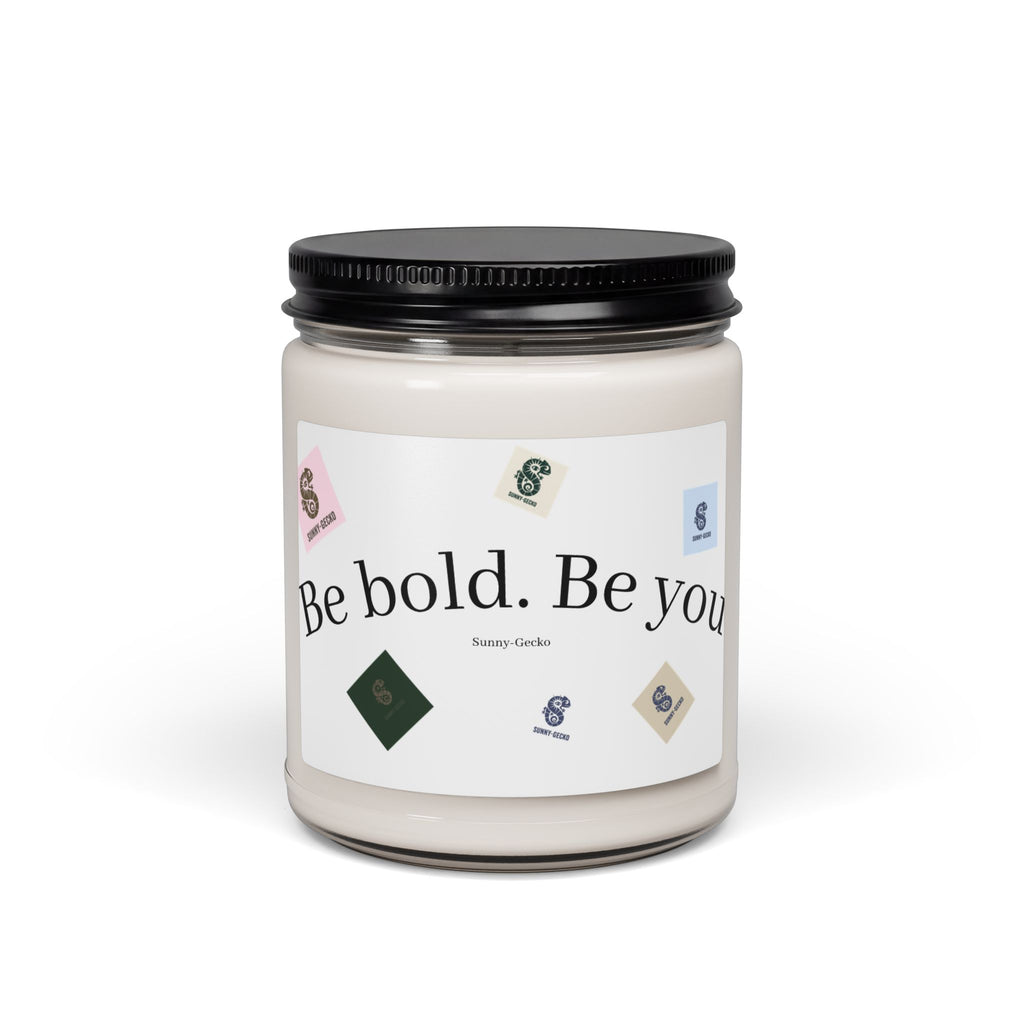 Be Bold. Be You. Scented Soy Candle — 9oz Inspirational Home Fragrance