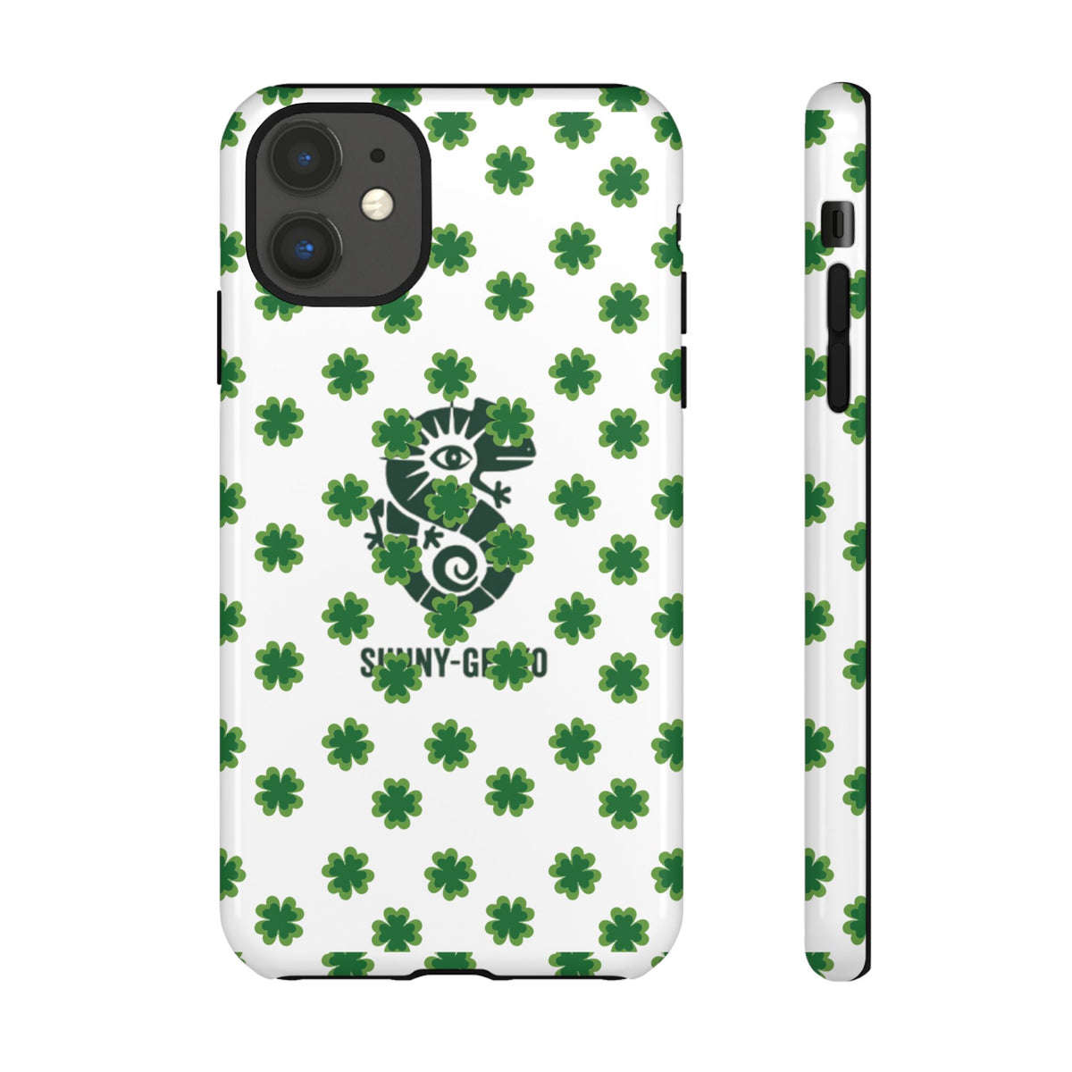 Sunny-Gecko Tough Phone Case – Starry Coastal Protective Cover