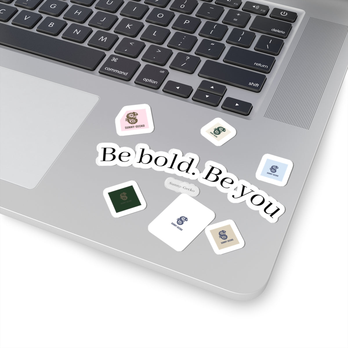 Be bold. Be you Sticker Pack — Inspirational Kiss-Cut Laptop Stickers